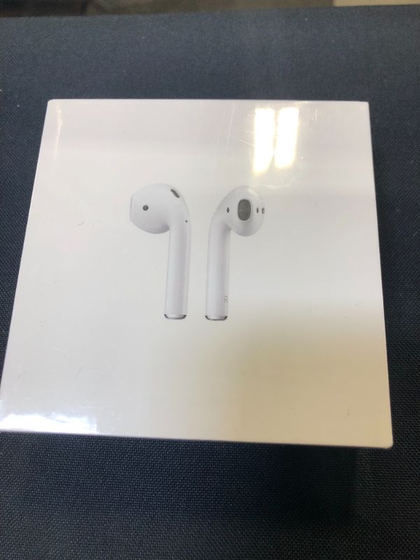 Photo 3 of Apple AirPods (2nd Generation) MV7N2AM/a with Charging Case - Stereo - Wireless - Bluetooth - Earbud - Binaural - in-ear