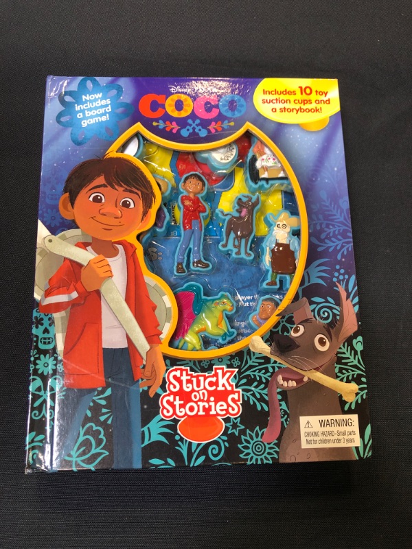 Photo 1 of Disney/Pixar Coco Stuck on Stories Board book – October 1, 2017
