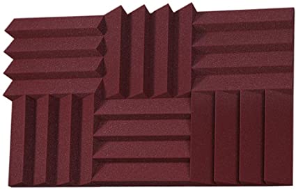 Photo 1 of Acoustic Panels Studio Foam Sound Proof Panels Noise Dampening Foam Studio Music Equipment Acoustical Treatments Foam 6 Pcs-12''12''2''
