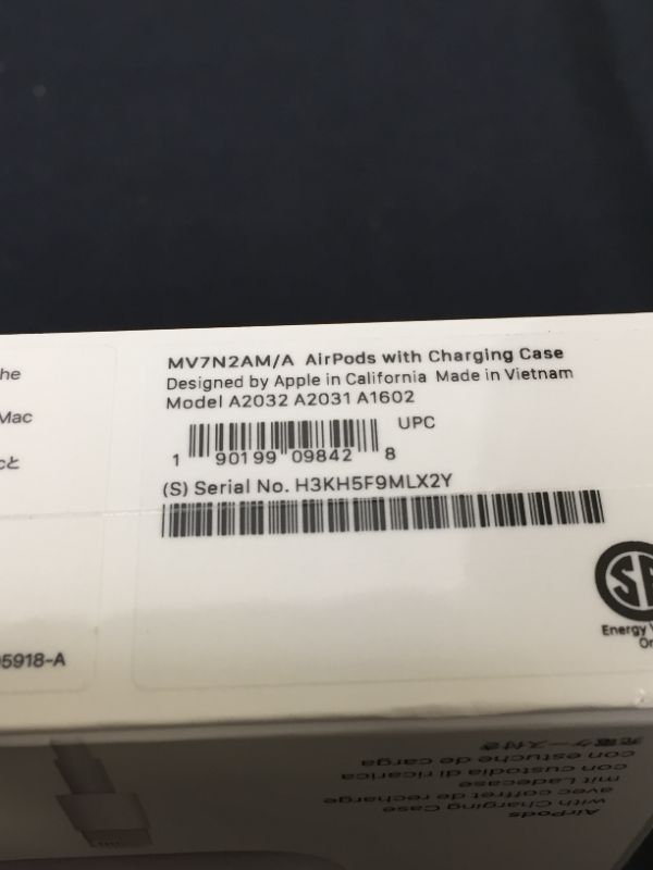 Photo 4 of Apple AirPods (2nd Generation) FACTORY SEALED BRAND NEW UNUSED
