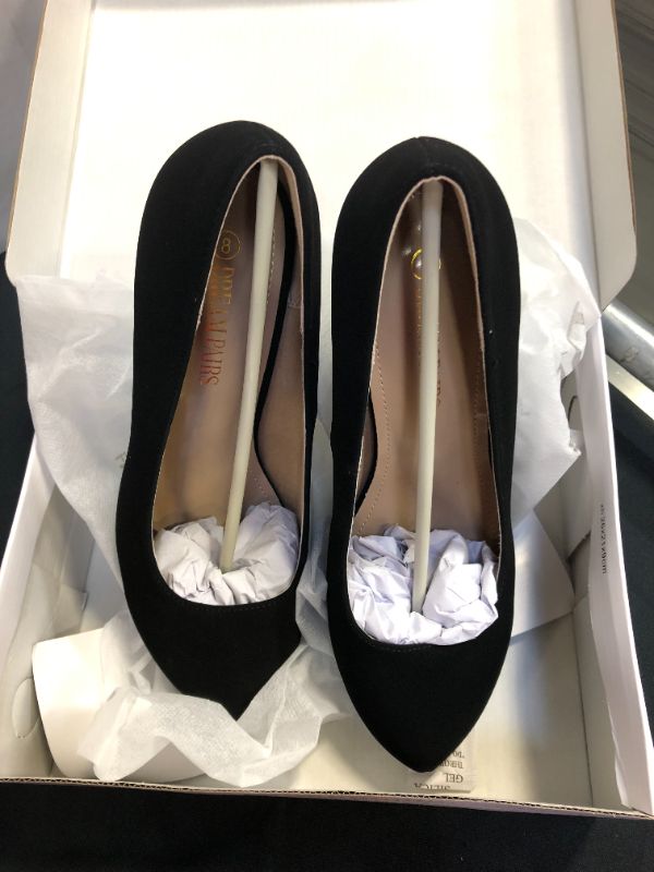 Photo 2 of DREAM PAIRS Tiffany Women's New Classic Elegant Versatile Low Stiletto Heel Dress Platform Pumps Shoes
