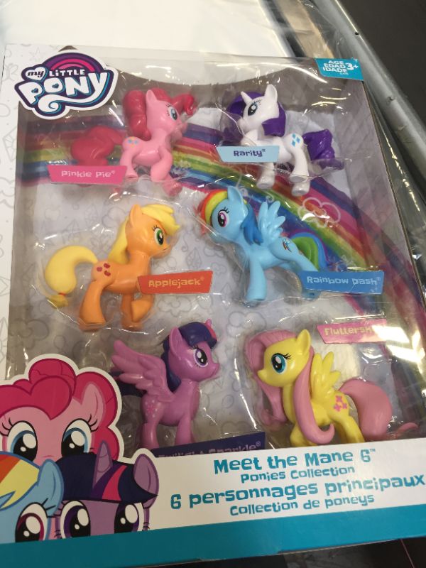 Photo 2 of My Little Pony Toys Meet The Mane 6 Ponies Collection 