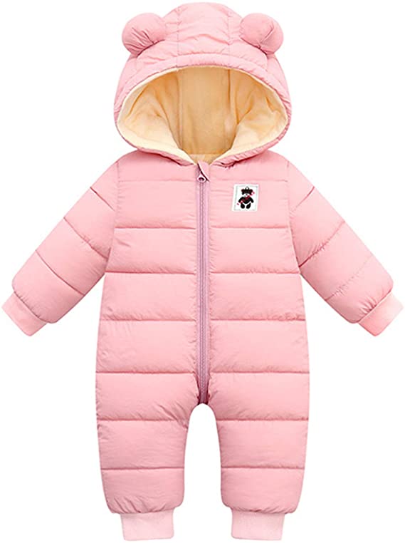 Photo 1 of LZH Baby Boys Girls Snowsuit Warm Jumpsuit Winter Down Coat Romper Onesie Infant Outerwear SIZE 6-9 MONTHS
