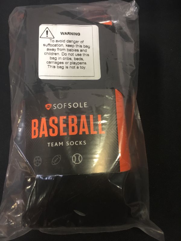 Photo 2 of Sof Sole RBI Baseball Over-the-Calf Team Athletic Performance Socks for Men and Youth (2 Pairs) SIZE: MEN'S 4-8 WOMEN'S 5-10

