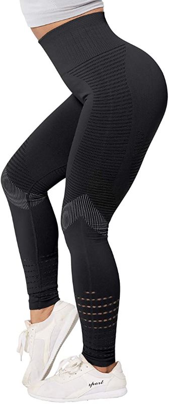 Photo 1 of SVOKOR Seamless Womens Workout Pants High Waist Leggings for Women Gym not See Through Tummy Control Women Yoga Legging SIZE MEDIUM
