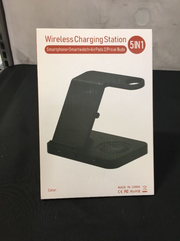 Photo 2 of Wireless Charger,HUOTO 5 IN 1 Wireless Charging Station 