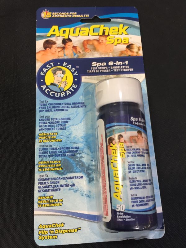 Photo 2 of AquaChek 552244 6-in-1 Test Strips for Spas and Hot Tubs