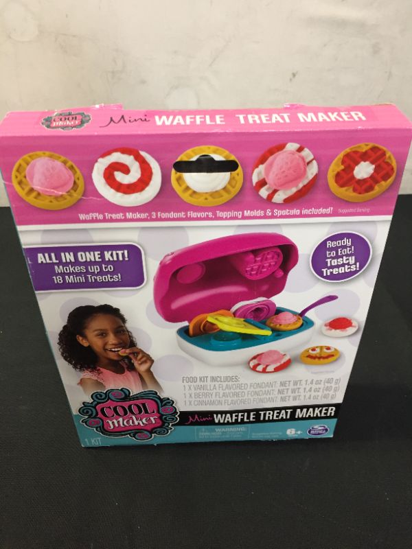 Photo 2 of Cool Maker – All in One Food Craft Kit – Mini Waffle Treat Maker