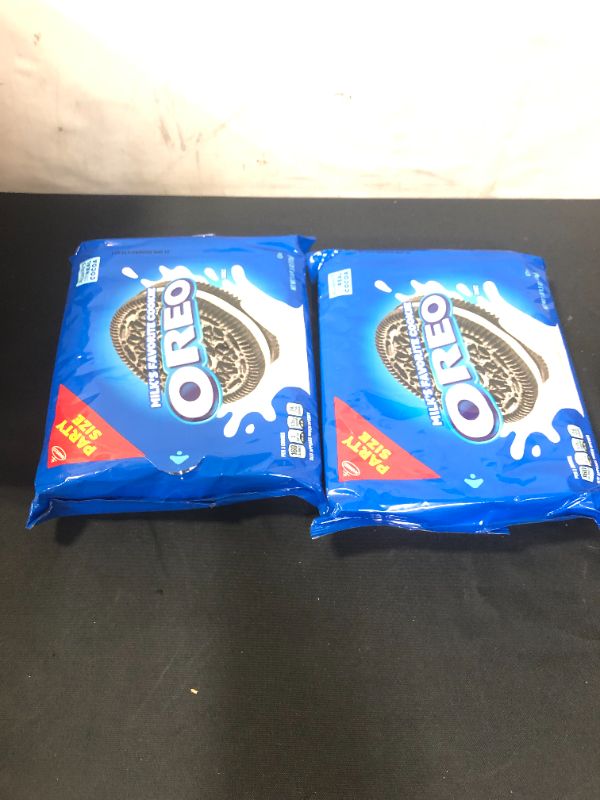 Photo 1 of 2 PACK OF FAMILY SIZE OREOS 