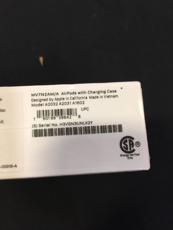 Photo 1 of Apple AirPods (2nd Generation) FACTORY SEALED, BRAND NEW