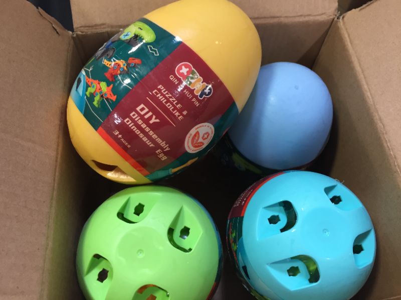 Photo 1 of AceList Dinosaur Toys  Easter Egg Dinosaur Toys for Kids-Easter Basket Stuffer for Kids Easter Egg Hunt Filler Stuffer
