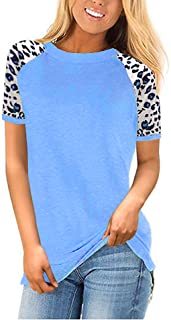 Photo 1 of LAMAOLU Women Tops Striped Causal Leopard Print Color Block Tunic Comfy Round Neck Long Sleeve Shirts Blouses T Shirt
 SIZE MEDIUM