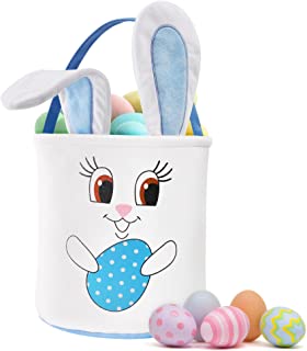 Photo 1 of Easter Basket, Easter Baskets for Kids, Easter Baskets for Kids Empty, Easter Baskets for Boys, Large Easter Basket, Easket Bunny Basket Bags, Easter Gift Baskets for Easter Egg Hunt Candy Gifts
