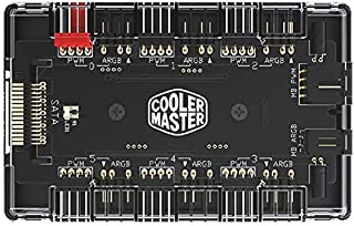 Photo 1 of COOLERMASTER PWM HUB,6 Ports for Addressable RGB Lighting with PWM,1 to 6 Multi Way Magnetic backplane Splitter 5V/3PIN RGB Case Fan Hub Adapter PWM ARGB Addressble Fan
