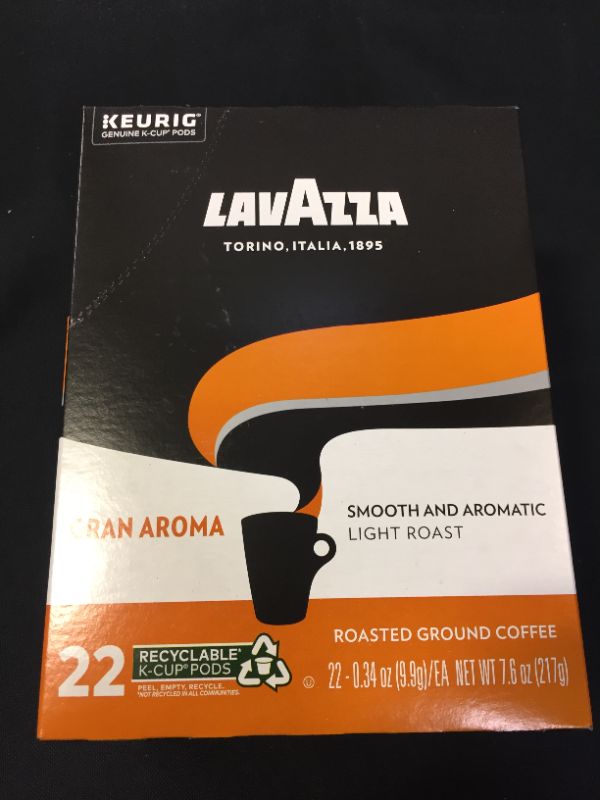 Photo 2 of Lavazza K-Cup Portion Pack for Keurig Brewers, Gran Aroma, 22 Count EXP JUNE 2022
