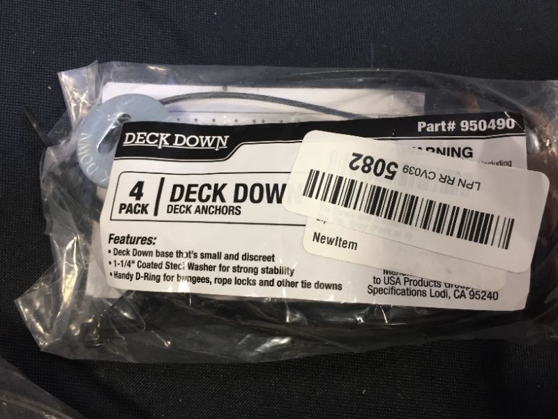 Photo 2 of 5 PACK - DECK DOWN TIE DOWN AND ANCHORS (PACK OF 4)