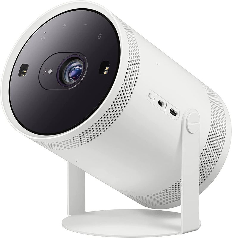 Photo 1 of TESTED - SAMSUNG 30”- 100” The Freestyle Smart Portable Projector, FHD, HDR, Indoor/Outdoor Home Use, Big Screen Experience, 360 Sound, SP-LSP3BLAXZA, 2022 Model