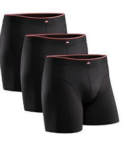 Photo 1 of DANISH ENDURANCE Bamboo Viscose Trunks Underwear for Men 3 Pack LARGE 