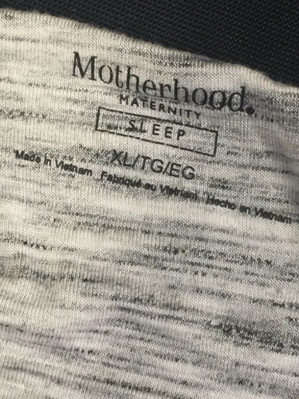 Photo 2 of MOTHERHOOD MATERNITY SLEEP DRESS GREY/WHITE
SIZE XL