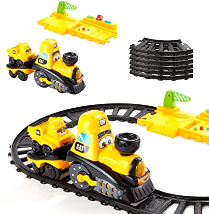 Photo 1 of Cat Construction Power Track Friends Preschool Train Set
