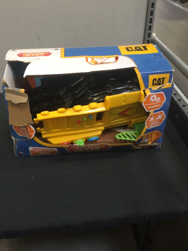 Photo 1 of Cat Construction Power Track Friends Preschool Train Set
