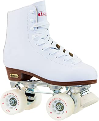 Photo 1 of CHICAGO Skates Deluxe Leather Lined Rink Skate Ladies and Girls WHITE
SIZE 9 