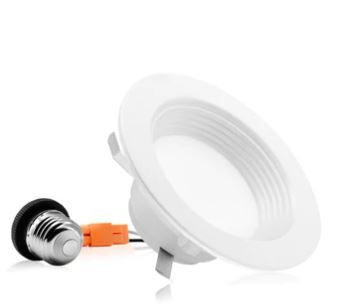 Photo 1 of  Parmida 4" LED Baffle Recessed Light - 9W 600 lumen 120 volts ac 
