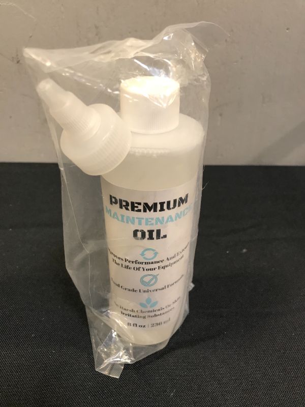 Photo 1 of (8oz) Premium Lubricating White Oil for Hair Clippers Electric Shaver Oil Lubricant, Hair Clipper Blade Oil, Hair Clipper Oil, Beard Trimmer Oil, and Straight Razor Lubricant with Anti-Rust Protection
