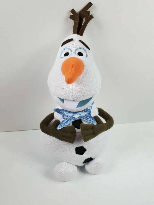 Photo 1 of Disney Olaf's Frozen Adventure Light-Up Bow Tie 12” Plush - Sings Jingle Bells