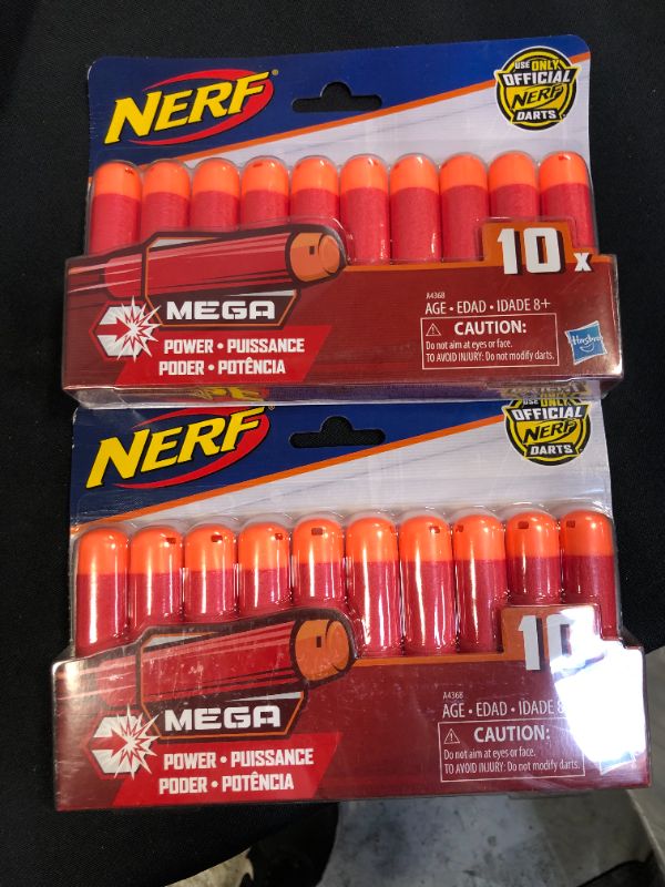 Photo 1 of 2 PACK - Nerf N-Strike Mega Dart Refill (10 Pack)