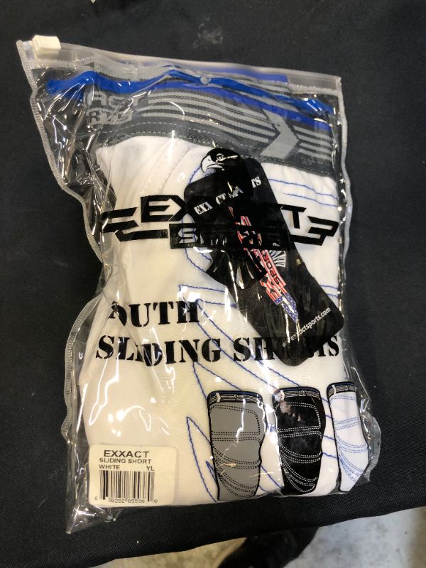 Photo 2 of Exxact Sports Youth Sliding Shorts w/Hard Cup & Foam Padding for Baseball, Softball, Football, Field Hockey, MMA (Youth) LARGE 