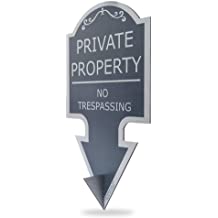 Photo 1 of Buy Reflective Private Property No Trespassing Yard Sign | Double Sided