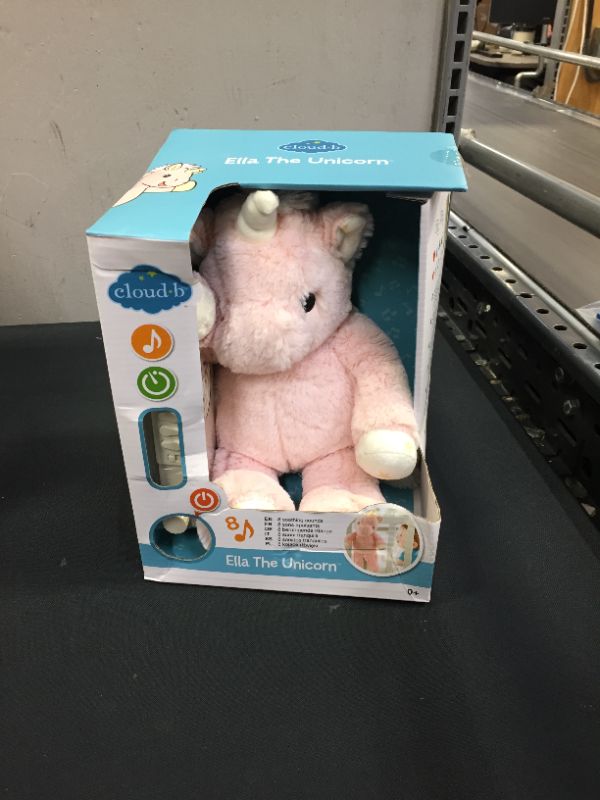 Photo 2 of Cloud b Soothing Sound Machine | Cuddly Stuffed Animal | 4 White Noise PINK UNICORN