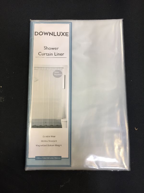 Photo 2 of downluxe Shower Curtain Liner Clear - PEVA 3G Waterproof for Bathroom