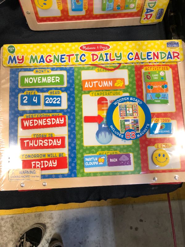 Photo 1 of Melissa & Doug My First Daily Magnetic Calendar

