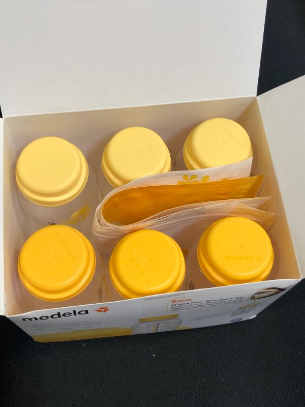 Photo 3 of Medela Breast Milk Collection and Storage Bottles, 6 Pack, 5 Ounce Breastmilk Container, Compatible with Medela Breast Pumps and Made Without BPA
