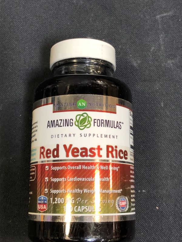 Photo 3 of Amazing Formulas Red Yeast Rice 1200mg Per Serving Capsules (120 Count)
EXP 11/2023
