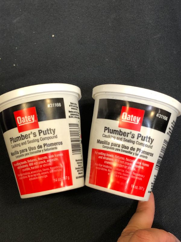 Photo 2 of Plumbers Putty Stainless 14oz - 2 PCK
