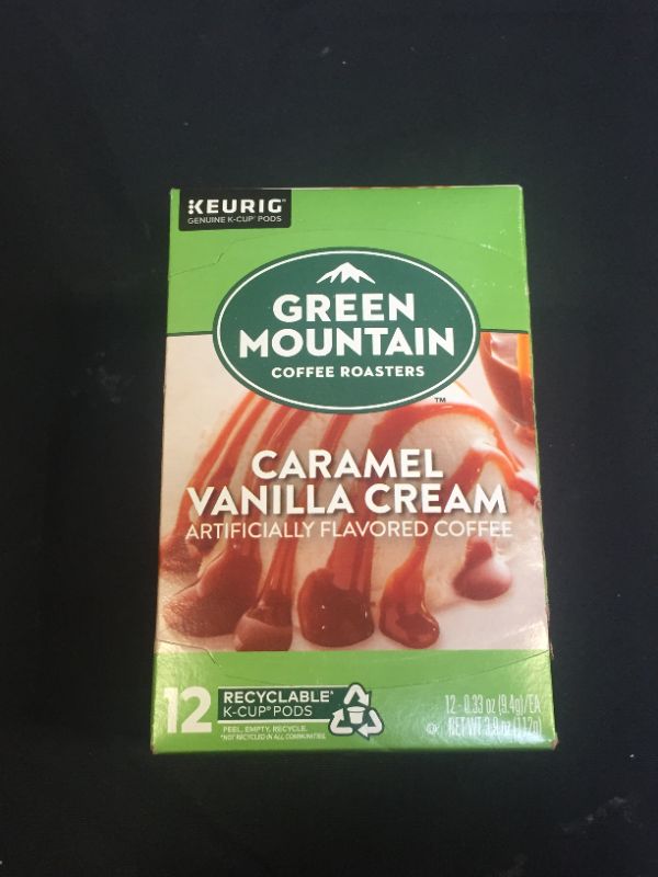 Photo 2 of Green Mountain Coffee Light Roast Coffee Caramel Vanilla Cream - 12 K-Cups
EXP APR 08 2022