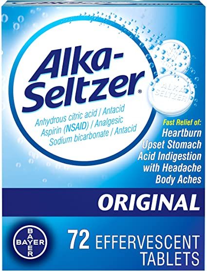 Photo 1 of Alka Seltzer Heartburn Relief and Pain Relief Antacid Tablets – 72 Ct2024
EXP JUNE 2024