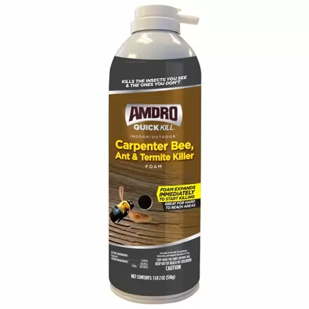 Photo 1 of Amdro Quick Kill 18 Oz. Foaming Aerosol Spray Carpenter Bee, Ant, & Termite
