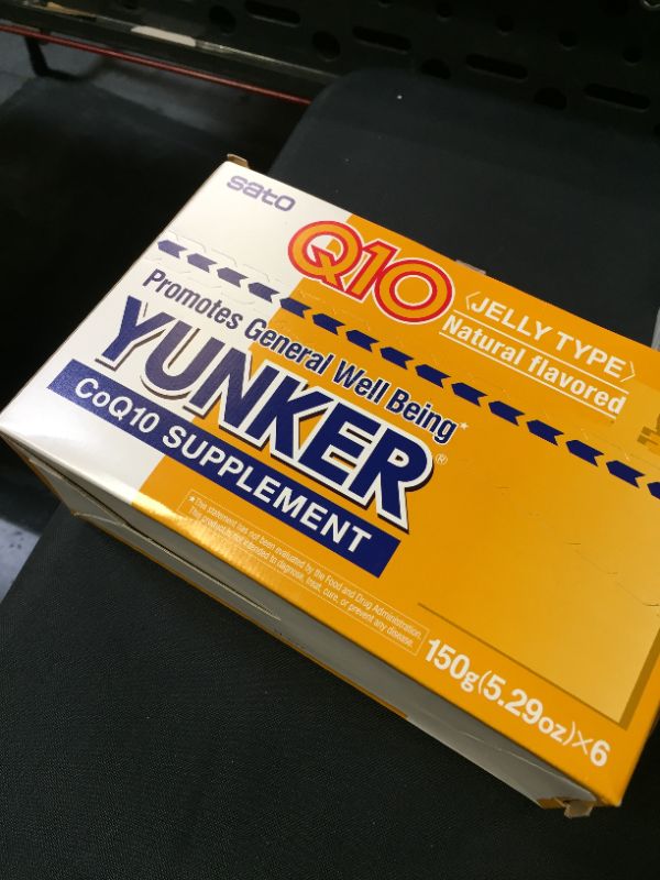 Photo 3 of Yunker Health Coq10 Supplement Jelly Type, 5.25 Fl Oz
EXP apr 2022