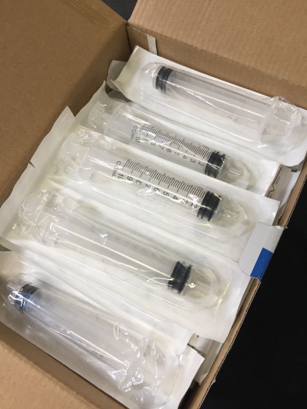 Photo 3 of 10ml Syringe with Luer Slip Tip - 100 Sterile Syringes by Care Touch No Needle, Great for Dispensi
