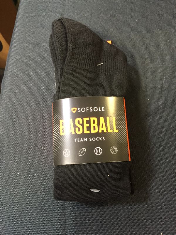 Photo 3 of Sof Sole RBI Baseball Over-the-Calf Team Athletic Performance Socks for Men and Youth (2 Pairs)
size M