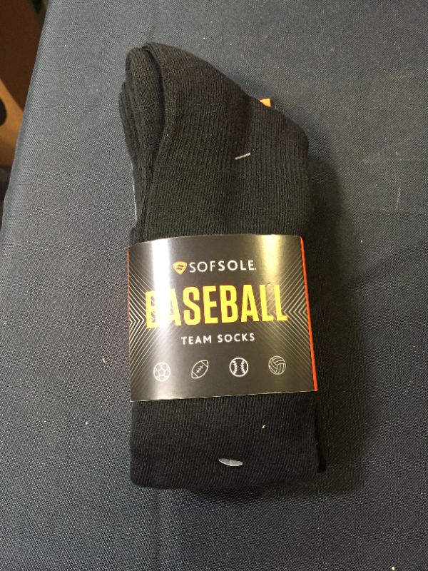 Photo 1 of Sof Sole RBI Baseball Over-the-Calf Team Athletic Performance Socks for Men and Youth (2 Pairs)
size M