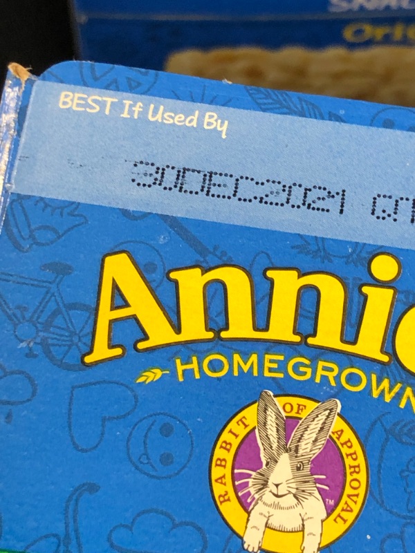 Photo 3 of Annie's Organic Original Crispy Snack Bars, Gluten Free, 3.9 oz, 5 ct. (Pack of 5) 30 dec 2021
