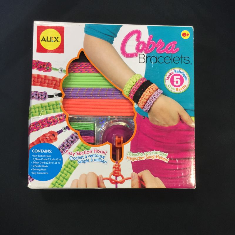 Photo 2 of Alex DIY Wear Cobra Bracelets Kids Art and Craft Activity