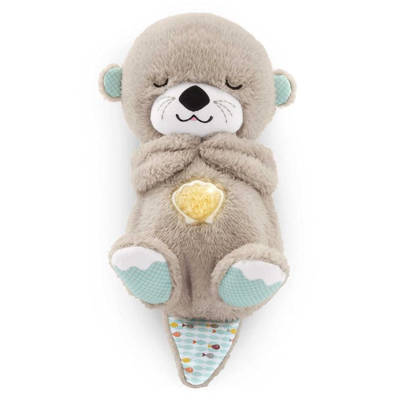 Photo 1 of Fisher-Price Soothe 'n Snuggle Otter, Portable Plush Soother with Music, Sounds, Lights and Breathing Motion, Multi