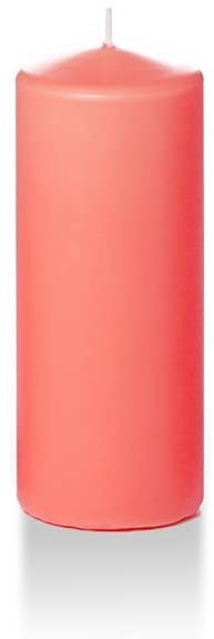 Photo 1 of yummi 2.25" x 5" Coral Slim Pillar Candles - 4 per Pack