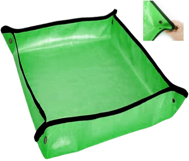 Photo 1 of 
X-AT (39.5x39.5)Inch Foldable Gardening Mat,Plant Repotting Mat,Waterproof Thicken PE Mat, Anti Dirty Tarp, Green